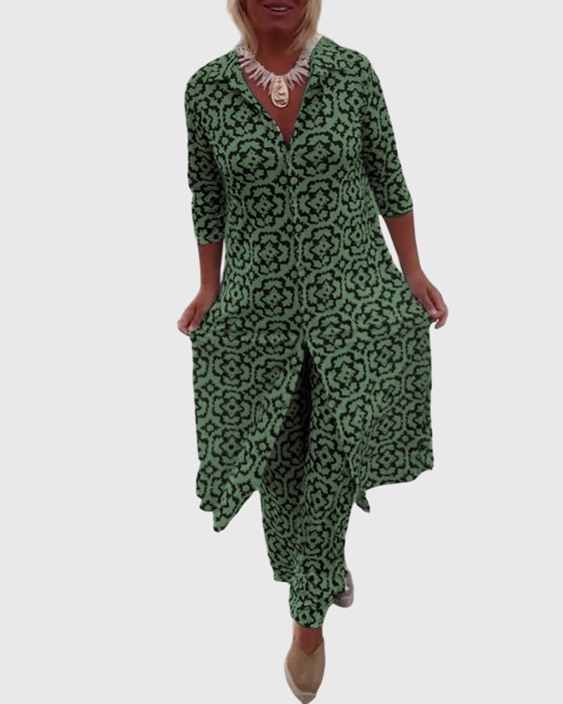 Gabriella™ | Ensemble deux pièces vintage élégant
