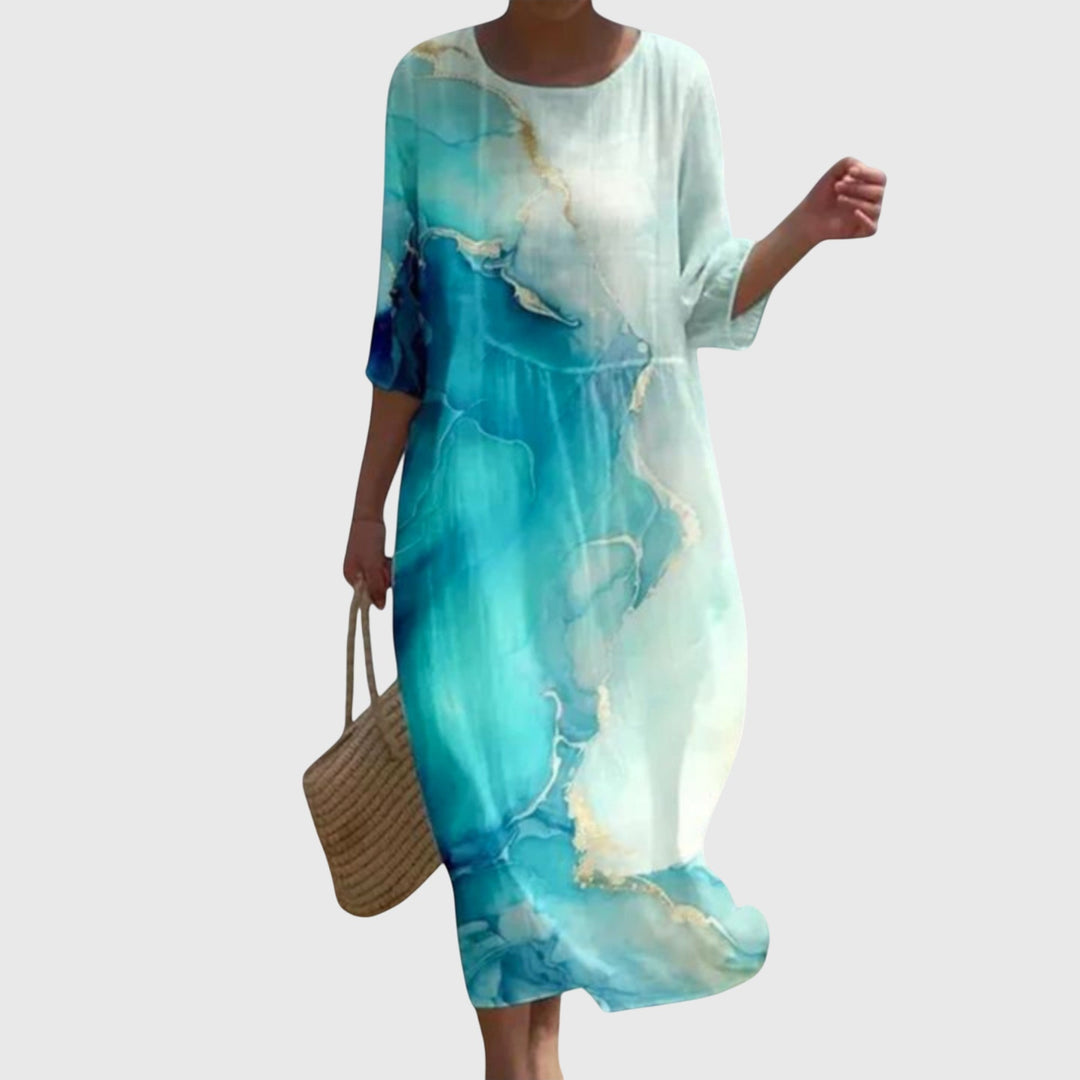 Hayley™ | Robe longue fleurie élégante