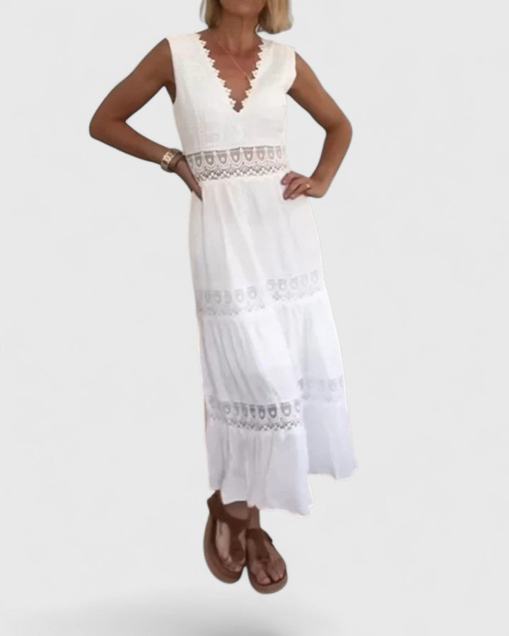 Alena | Robe midi élégante