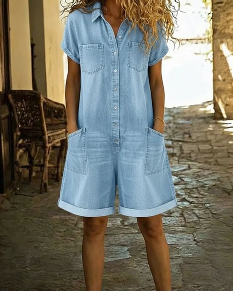 Katy | Denim Midi Dress