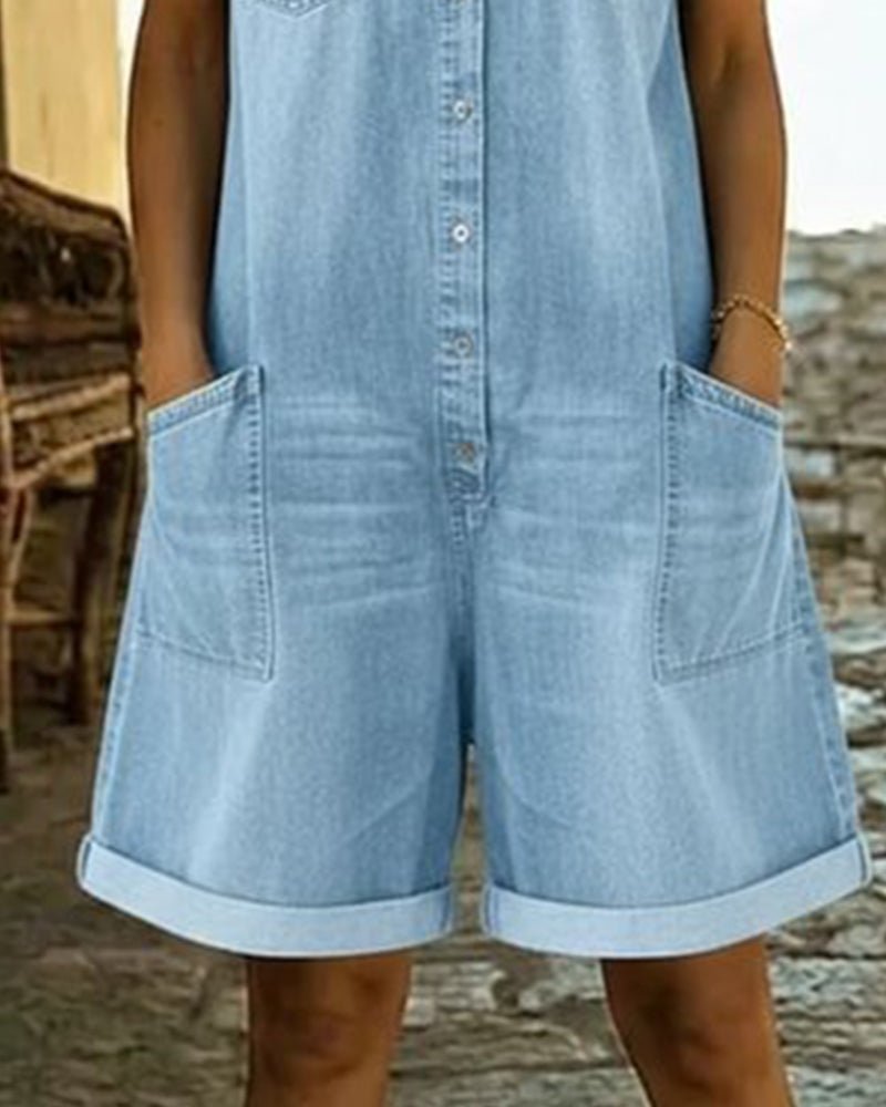 Katy | Denim Midi Dress