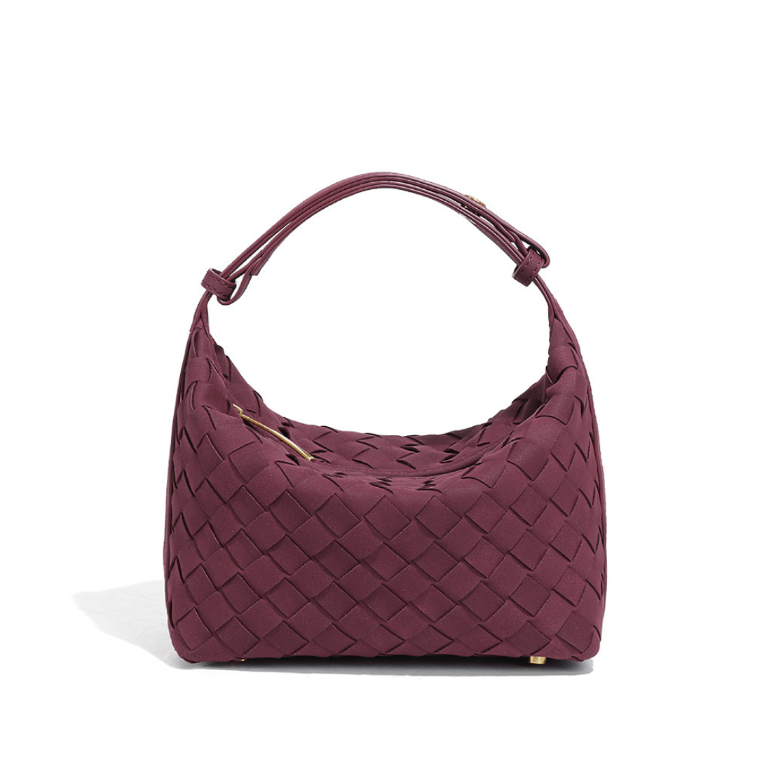 LISANNE™ Matte Woven Structured Handbag