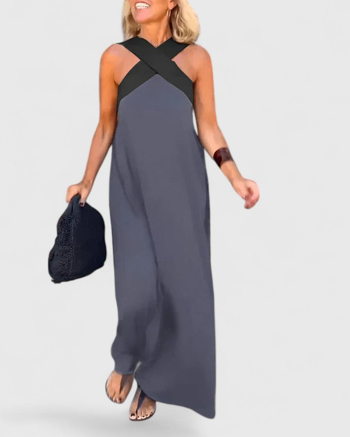 Evangeline™ | Robe élégante à dos croisé
