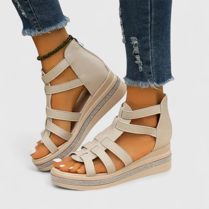 Kendall | Sandales confortables à strass