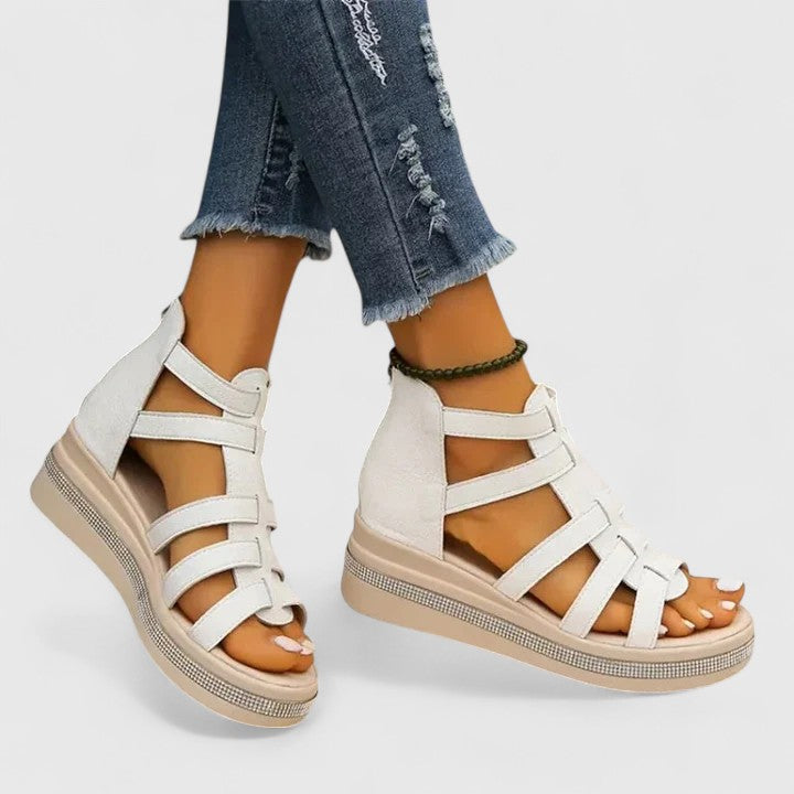 Kendall | Sandales confortables à strass