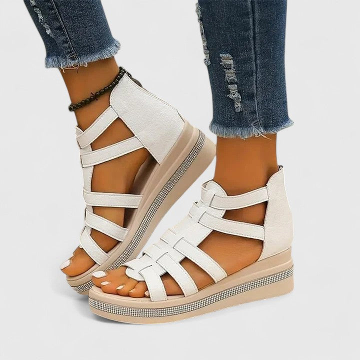 Kendall | Sandales confortables à strass