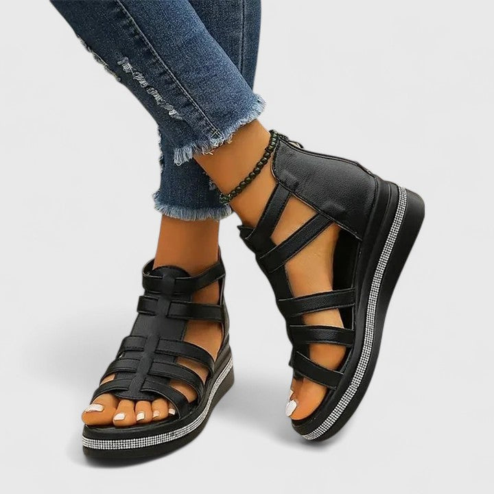 Kendall | Sandales confortables à strass