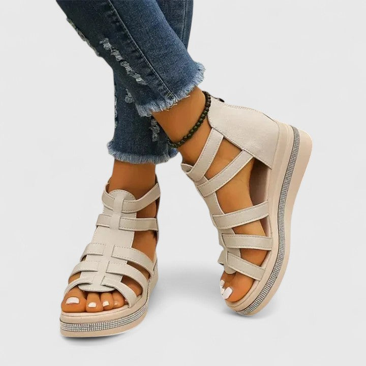 Kendall | Sandales confortables à strass