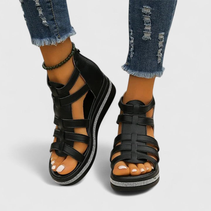 Kendall | Sandales confortables à strass