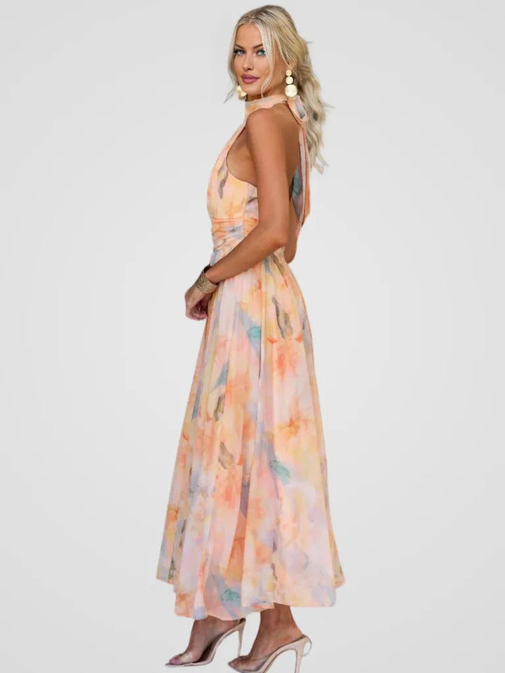 Elviana™ | Robe mi-longue élégante